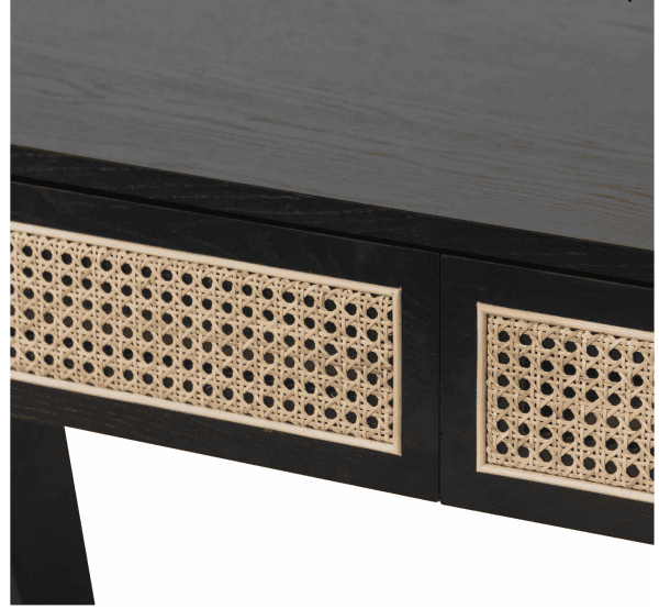 BRONTE Home Office Desk - Black - Image 2